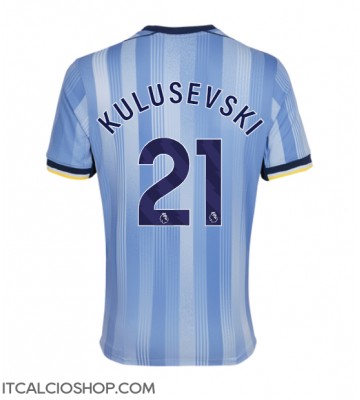 Tottenham Hotspur Dejan Kulusevski #21 Seconda Maglia 2024-25 Manica Corta